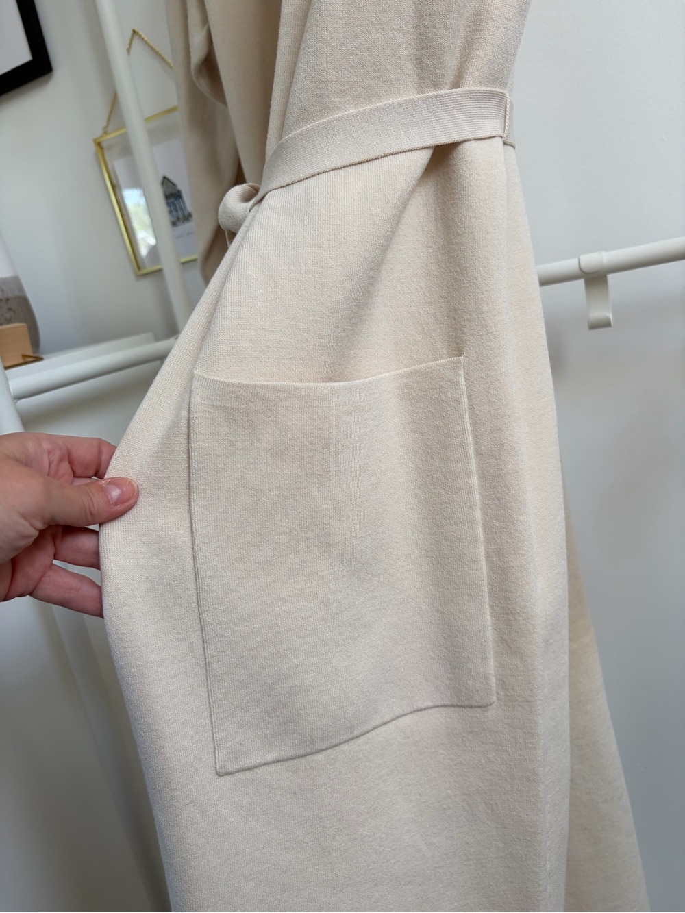 Aritzia Babaton Birch Open-Front Belted Cardigan - Picture 4 of 8